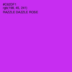 #C62DF1 - Razzle Dazzle Rose Color Image