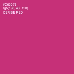 #C63078 - Cerise Red Color Image