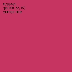 #C63461 - Cerise Red Color Image