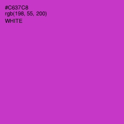 #C637C8 - Razzle Dazzle Rose Color Image