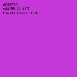 #C637D9 - Razzle Dazzle Rose Color Image