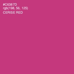 #C6387D - Cerise Red Color Image