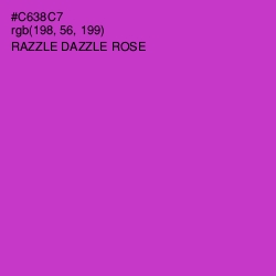 #C638C7 - Razzle Dazzle Rose Color Image