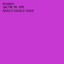 #C638D1 - Razzle Dazzle Rose Color Image