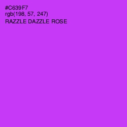 #C639F7 - Razzle Dazzle Rose Color Image