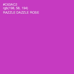 #C63AC2 - Razzle Dazzle Rose Color Image