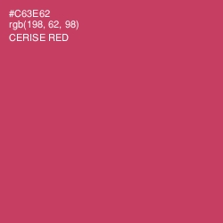 #C63E62 - Cerise Red Color Image