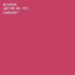 #C64265 - Cabaret Color Image