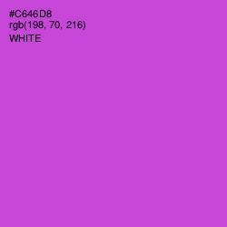 #C646D8 - Fuchsia Pink Color Image