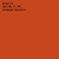 #C6471E - Orange Roughy Color Image