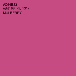 #C64B83 - Mulberry Color Image