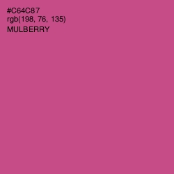 #C64C87 - Mulberry Color Image