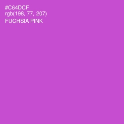 #C64DCF - Fuchsia Pink Color Image