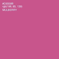 #C6558B - Mulberry Color Image