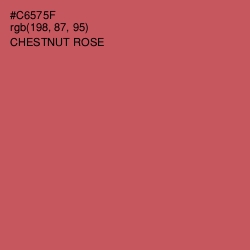 #C6575F - Chestnut Rose Color Image