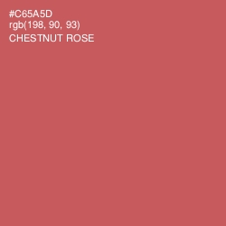#C65A5D - Chestnut Rose Color Image