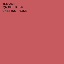 #C65A5E - Chestnut Rose Color Image