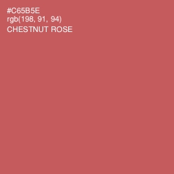 #C65B5E - Chestnut Rose Color Image