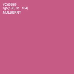 #C65B86 - Mulberry Color Image