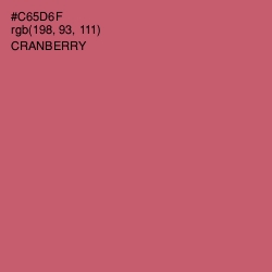 #C65D6F - Cranberry Color Image