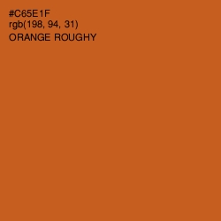 #C65E1F - Orange Roughy Color Image