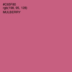 #C65F80 - Mulberry Color Image