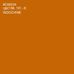 #C66504 - Indochine Color Image