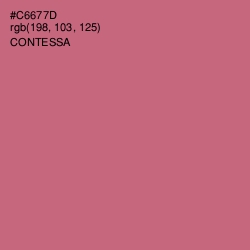 #C6677D - Contessa Color Image