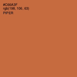 #C66A3F - Piper Color Image