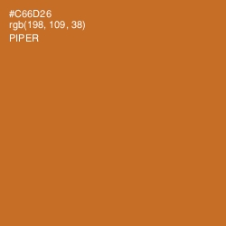 #C66D26 - Piper Color Image