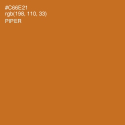 #C66E21 - Piper Color Image