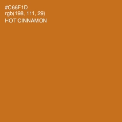 #C66F1D - Hot Cinnamon Color Image