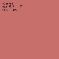 #C66F6B - Contessa Color Image