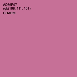 #C66F97 - Charm Color Image