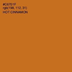 #C6701F - Hot Cinnamon Color Image