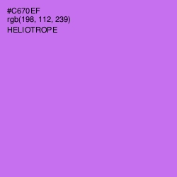 #C670EF - Heliotrope Color Image