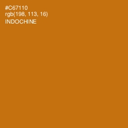 #C67110 - Indochine Color Image