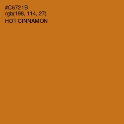 #C6721B - Hot Cinnamon Color Image