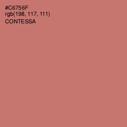 #C6756F - Contessa Color Image