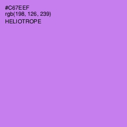 #C67EEF - Heliotrope Color Image