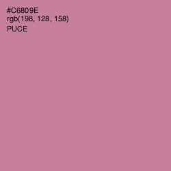 #C6809E - Puce Color Image