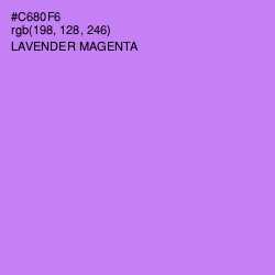 #C680F6 - Lavender Magenta Color Image