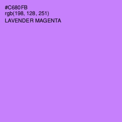 #C680FB - Lavender Magenta Color Image