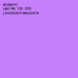 #C680FC - Lavender Magenta Color Image