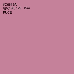 #C6819A - Puce Color Image