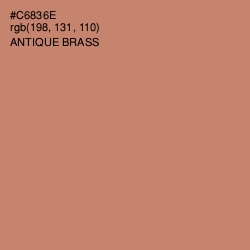 #C6836E - Antique Brass Color Image