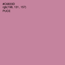 #C6839D - Puce Color Image