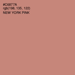 #C6877A - New York Pink Color Image