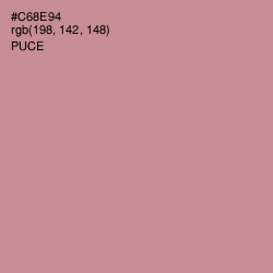 #C68E94 - Puce Color Image