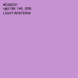 #C692D1 - Light Wisteria Color Image